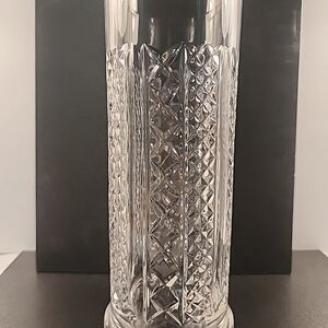 Waterford Crystal Fleurology Audrey Cylinder Vase 10"